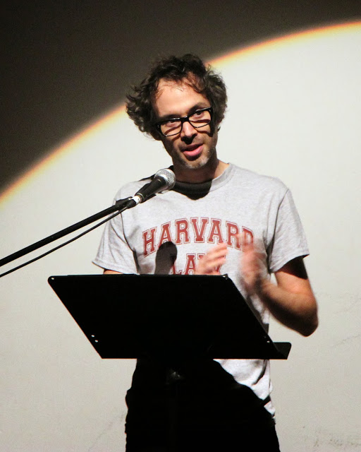 Here's James reading one of Beethoven's letters at Letters Live in December 2013